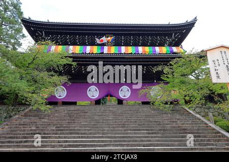 Chion-in-Tempel, ein bedeutender buddhistischer Tempel mit alter Kunst und Zen-Garten in Kyoto, Japan Stockfoto