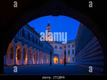 Stabiler Innenhof des Dresdner Königspalastes Stockfoto