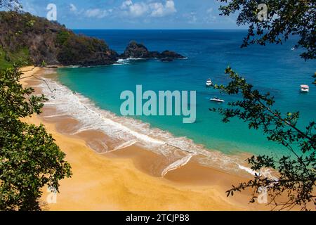 Sancho Beach in Fernando de Noronha, Brasilien Stockfoto