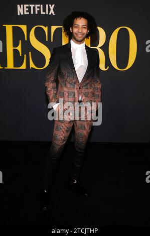 LOS ANGELES, KALIFORNIEN – 12. DEZEMBER: Jordan Dobson bei der LA Special Screening von Maestro im Academy Museum of Motion Pictures in Los Angeles, Kalifornien am 12. Dezember 2023. Copyright: XFayexSadoux Stockfoto