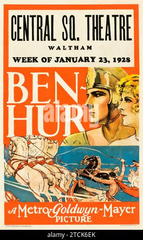 Ben-Hur (MGM, 1925). Fensterkarte. Filmwerbung Stockfoto