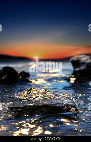 Hintergrund für Produktpräsentationen, Hintergrund für Produktaufnahmen, Hintergrund für Produktwerbung Stockfoto