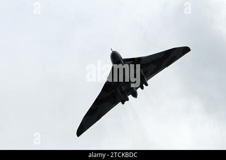 Vulcan XH558 auf der Wales National Airshow, 2015, Swansea Bay. Stockfoto