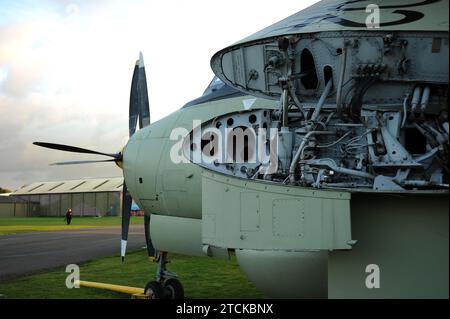 Fairey Gannet im Yorkshire Air Museum, Elvington. Stockfoto