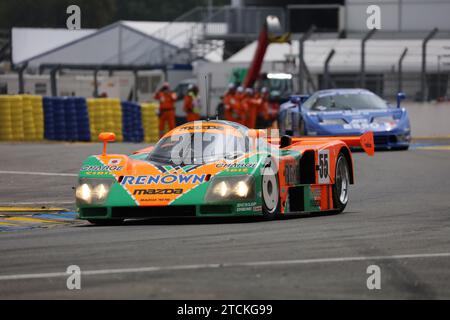 2023 Le Mans Legends Parade - 1991 Mazda 787B Stockfoto