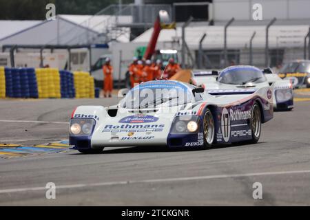 2023 Le Mans Legends Parade - 1987 Sieger Porsche 962C Stockfoto