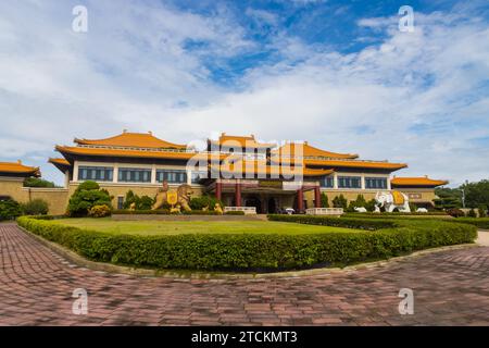 Asiatisches Architekturkloster des Fo Guang Shan Buddha Museum in Kaohsiung, Taiwan Stockfoto