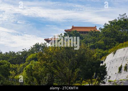 Asiatisches Architekturkloster des Fo Guang Shan Buddha Museum in Kaohsiung, Taiwan Stockfoto