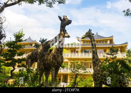 Giraffe im Fo Guang Shan Buddha Museum in Kaohsiung, Taiwan Stockfoto