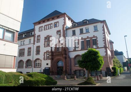 Hanau, Deutschland - 25. Juni 2023: Kreiszentrum am Kinzig. Stockfoto