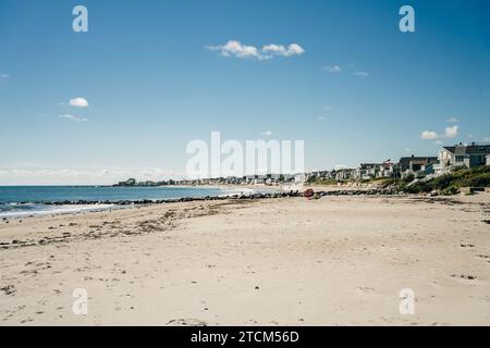 Hampton, NH, USA - 23. Juli 2020: North Hampton Beach. Hochwertige Fotos Stockfoto