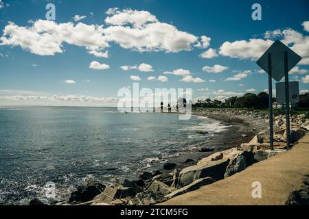 Hampton, NH, USA - 23. Juli 2020: North Hampton Beach. Hochwertige Fotos Stockfoto