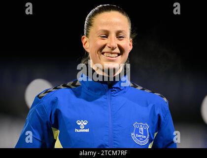 Während des FA Women's League Cup-Spiels Everton Women vs Liverpool Women im Walton Hall Park Stadium, Liverpool, Vereinigtes Königreich. Dezember 2023. (Foto: Cody Froggatt/News Images) in Liverpool, Großbritannien am 13.12.2023. (Foto: Cody Froggatt/News Images/SIPA USA) Credit: SIPA USA/Alamy Live News Stockfoto