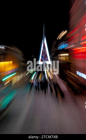 Liverpool One Xmas Lights Stockfoto