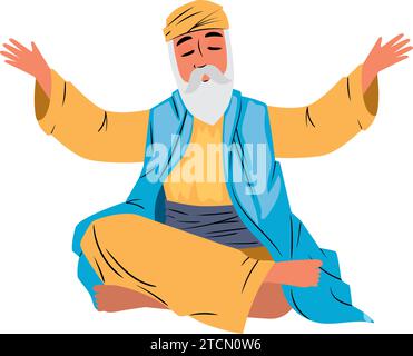 Guru nanak jayanti hinduistische Kultur Stock Vektor