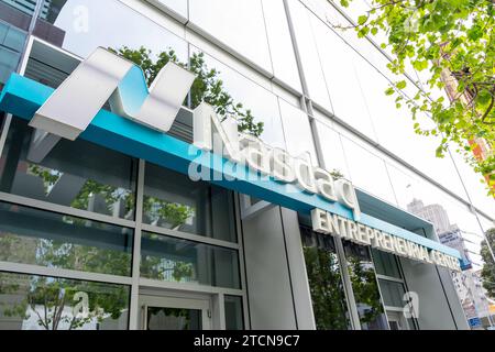 NASDAQ Entrepreneurial Center in San Francisco, Kalifornien, USA Stockfoto