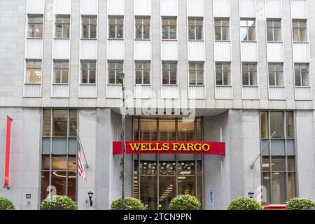 Wells Fargos Hauptquartier in San Francisco, CA, USA Stockfoto