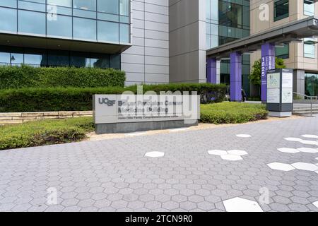 UCSF Medical Center in Mission Bay in San Francisco, Kalifornien Stockfoto