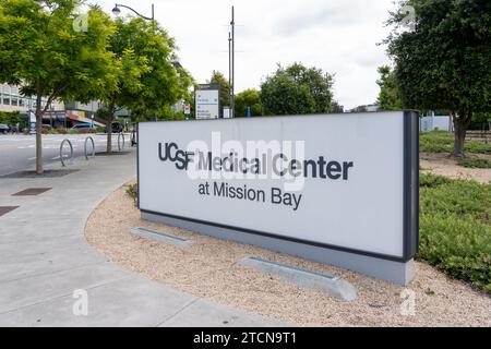 UCSF Medical Center in Mission Bay in San Francisco, Kalifornien Stockfoto