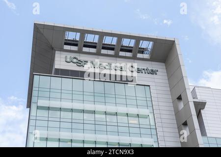 Gebäude des UCSF Medical Center in San Francisco, Kalifornien Stockfoto