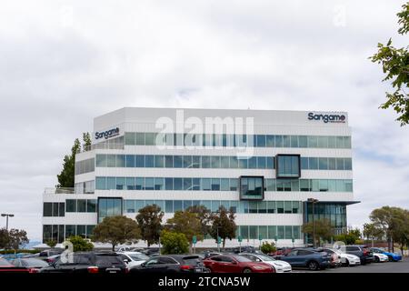 Hauptsitz von Sangamo Therapeutics in Brisbane, Kalifornien, USA Stockfoto