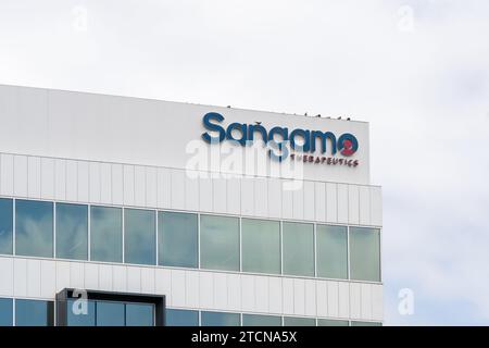 Hauptsitz von Sangamo Therapeutics in Brisbane, Kalifornien, USA Stockfoto