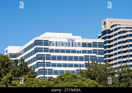 Visa Bürogebäude in Foster City, Kalifornien, USA Stockfoto