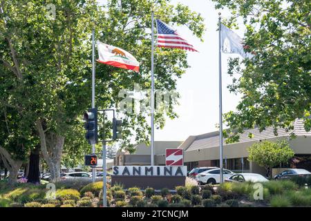 Hauptsitz von Sanmina in San Jose, Kalifornien, USA Stockfoto