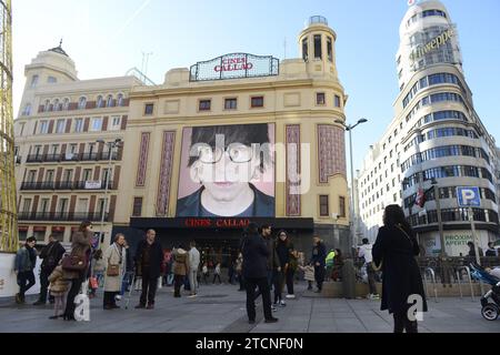 Madrid, 10.12.2016. Die Callao Cinemas Werden 90 Jahre Alt. Foto: Maya Balanya Archdc. Quelle: Album / Archivo ABC / Maya Balanya Stockfoto