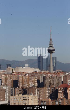 Madrid, 01.09.2017. Geringe Verschmutzung heute in Madrid. Foto: Jaime García ARCHDC. Quelle: Album / Archivo ABC / Jaime García Stockfoto