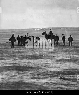 10/31/1913. Hauptmann Des Verbrechens Sánchez. Herr García Jalón. Quelle: Album/Archivo ABC Stockfoto