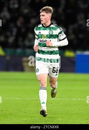 Glasgow, Großbritannien. Dezember 2023. Michael Frame of Celtic während des UEFA Champions League-Spiels im Celtic Park, Glasgow. Der Bildnachweis sollte lauten: Neil Hanna/Sportimage Credit: Sportimage Ltd/Alamy Live News Stockfoto