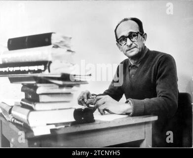 12/31/1949. Ein Bild von Adolf Eichmann. Quelle: Album / Archivo ABC / Fotofiel Stockfoto