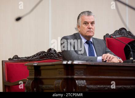 Madrid, 15.07.2015. Prozess gegen Luis Bárcenas gegen die Volkspartei wegen unfairer Entlassung. Foto: Ignacio Gil ARCHDC. Quelle: Album / Archivo ABC / Ignacio Gil Stockfoto