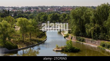 Pozuelo de Alarcón (Madrid), 07.09.2015. Cárcavas Park. Foto: Ignacio Gil Archdc. Quelle: Album / Archivo ABC / Ignacio Gil Stockfoto