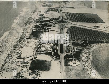 07/15/2015. New York (Usa), Juli 1931. Das Erscheinungsbild von Jones Beach. 6.374 Autos wurden an diesem Tag auf dem Parkplatz gezählt. Quelle: Album / Archivo ABC / Contreras Y Vilaseca Stockfoto