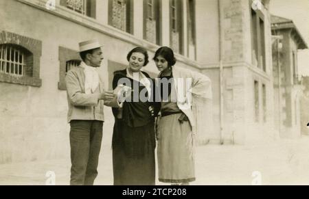 Busot (Alicante), März 1924. Die anonyme Szene aus dem besagten Werk, die einen sehr glücklichen Erfolg erlangte, spielte im Busot Spa. Quelle: Album / Archivo ABC / BENIDORM Stockfoto