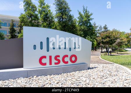 Cisco Hauptsitz in San Jose, Kalifornien, USA Stockfoto