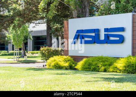 US-Hauptsitz von ASUS in Silicon Valley, Fremont, CA, USA Stockfoto