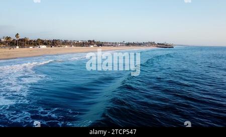 Drohnenbilder von Oceanside und carlsbad california Stockfoto