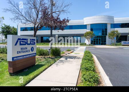 US-Hauptsitz von ASUS in Silicon Valley, Fremont, CA, USA Stockfoto