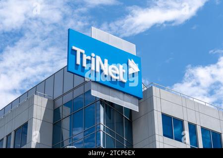 TriNet Hauptsitz in Dublin, Kalifornien, USA Stockfoto