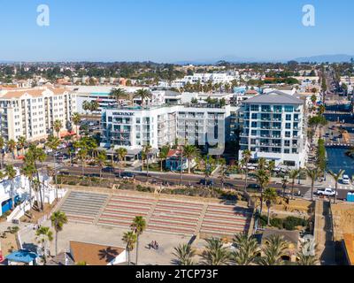 Drohnenbilder von Oceanside und carlsbad california Stockfoto