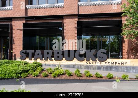 Starbucks Hauptsitz in Seattle, Washington, USA Stockfoto