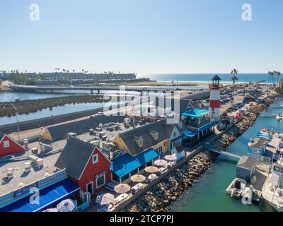 Drohnenbilder von Oceanside und carlsbad california Stockfoto