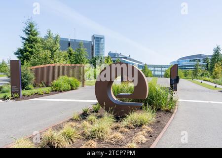 Hauptsitz der Expedia Group in Seattle, Washington, USA Stockfoto