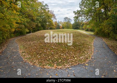 Das Serpent Mound State Memorial, Effigy Mound in Peebles, Ohio Stockfoto