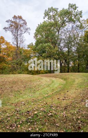 Das Serpent Mound State Memorial, Effigy Mound in Peebles, Ohio Stockfoto