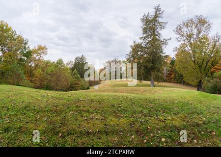 Das Serpent Mound State Memorial, Effigy Mound in Peebles, Ohio Stockfoto