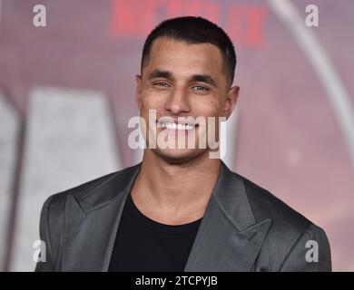 Hollywood, USA. Dezember 2023. Staz Nair kommt am 13. Dezember 2023 zur Hollywood-Premiere „Rebel Moon-Part One: A Child of Fire“ im Chinese Theatre in Hollywood, CA. © Lisa OConnor/AFF-USA.com Credit: AFF/Alamy Live News Stockfoto